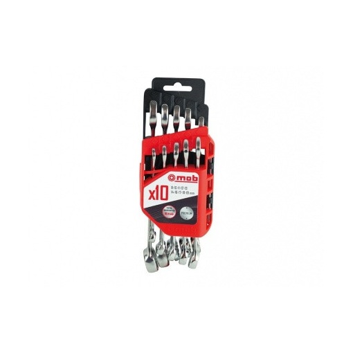 Set 10 chei combinate MOB în suport PVC 8-19 mm