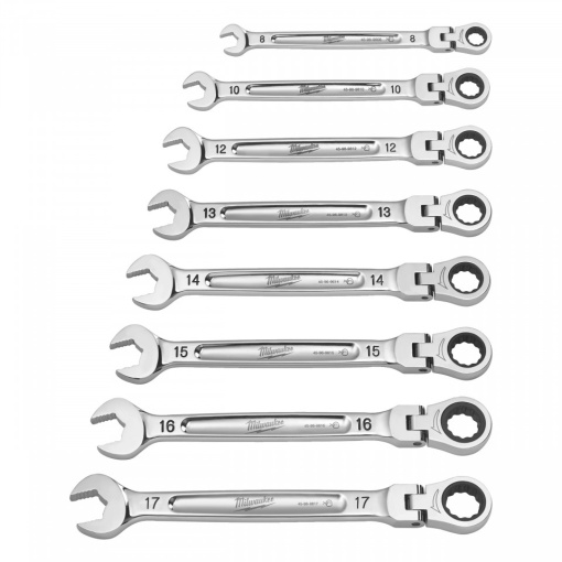 Set 7 chei Milwaukee MAXBITE cu cap flexibil 8-17 mm