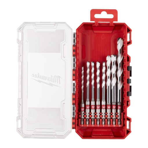 Set 8 burghie multimaterial ⌀ 4 x 100 mm, ⌀ 5 / 5 / 6 / 6 x 108 mm, ⌀ 8 / 10 x 120 mm, ⌀ 12 x 150 mm