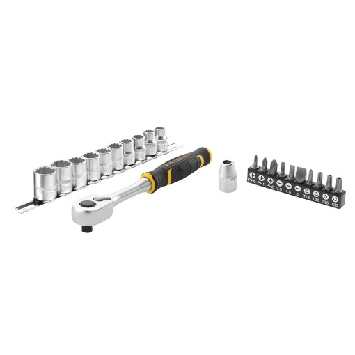Set clichet Stanley 120 dinti + biti 3/8"