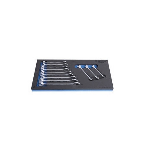 Set de 12 chei combinate Unior in modul SOS, DIM 6 - 17 mm