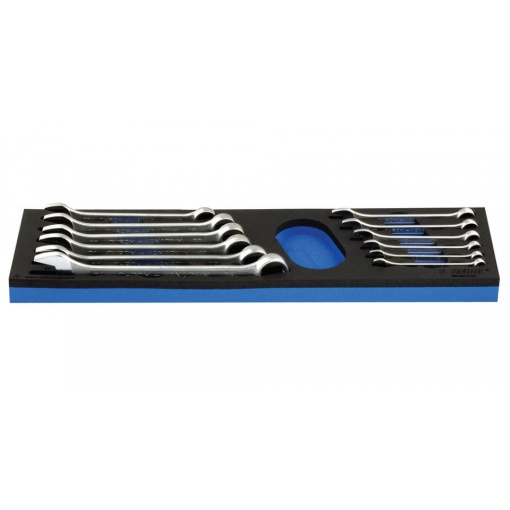 Set de 12 chei combinate Unior varianta scurta in modul SOS, DIM 8-24 mm