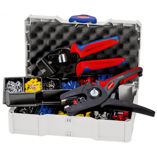 Set de sertizare KNIPEX pentru ferule 707 piese 0,08 – 10 + 16 mm²