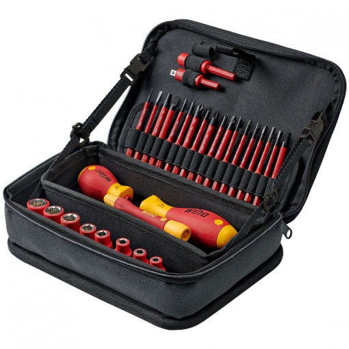 Set scule izolate la 1000 V, biti si tubulate, WIHA, 32 piese