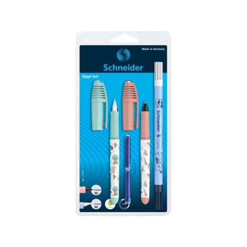 Set stilou + roller Schneider Zippi + pic Corry + 2 rezerve/blister