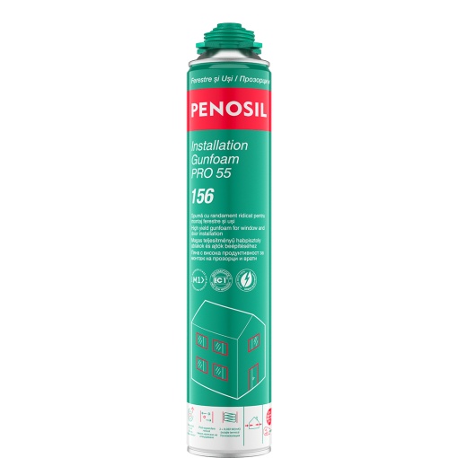 Spumă cu randament crescut PENOSIL Installation Gunfoam PRO55 156, 750 ml