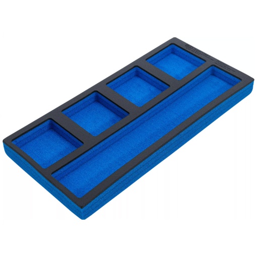 Suport organizator din spuma BGS 1/3 sertar, 5 compartimente, 408x189x32 mm
