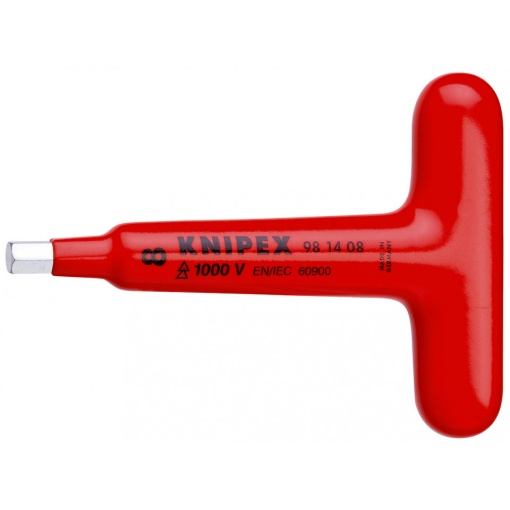 Surubelniță KNIPEX pentru șuruburi cu contur interior hexagonal cu mâner T 120 mm