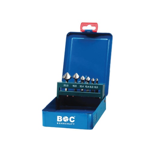 Trusa tesitoare cu prindere 1/4" conice 6 piese, 6.3 / 8.3 / 10.4 / 12.4 / 16.5 / 20.5 mm