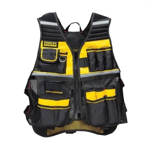 Vesta de lucru Stanley cu buzunare pentru scule, marime ajustabila