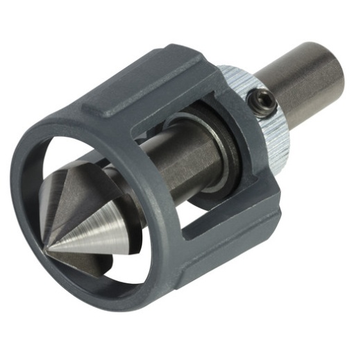 Zencuitor Wolfcraft 4391000 cu opritor de profunzime reglabil, D 16.5 mm, prindere triunghiulara