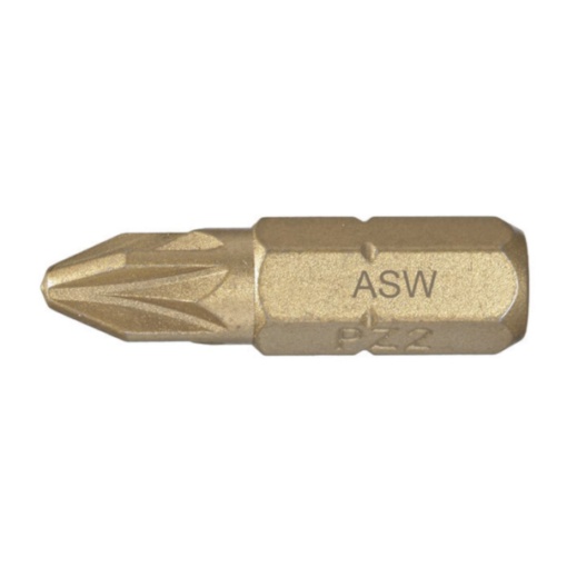 Bit hexagonal ASW 1/4” DIN/ISO 1173 Forma C 6,3 – profil Pozidriv PZ 1