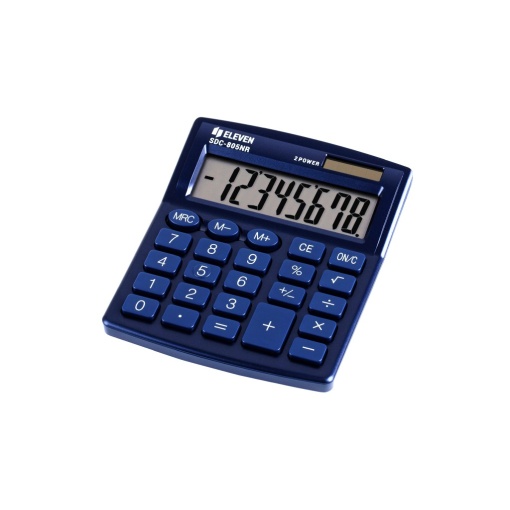 Calculator de birou 8 digiți, 120 x 105 x 21 mm, Eleven SDC-805