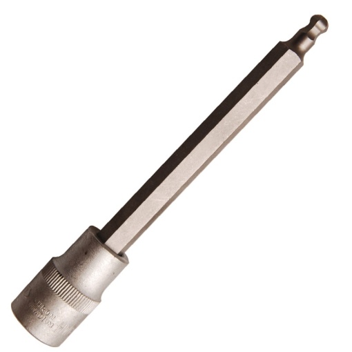Capat cheie tubulara 1/2" cu varf imbus sferic, 7 mm, lungime 140 mm, BGS