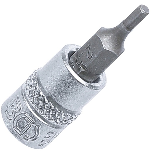Capat cheie tubulara 1/4" cu varf imbus, 2.5 mm