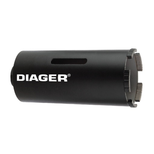 Carota Diager cu segmente diamantate lunga pentru materiale de constructii 35mm