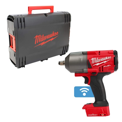 Cheie de impact ½″ cu cuplu ridicat și inel de fixare ONE-KEY™ FUEL™ Milwaukee M18 ONEFHIWF12-0X, alimentare cu acumulator - neechipat