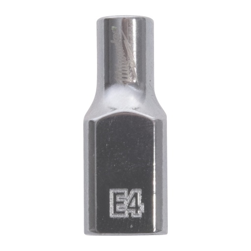 Cheie tubulara cu patrat 1/4" cu bit profil extern Milwaukee Torx E-TX E4