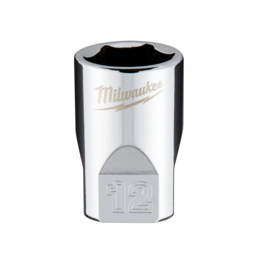 Cheie tubulară Milwaukee 1/4, sistem metric, scurtă - 12mm
