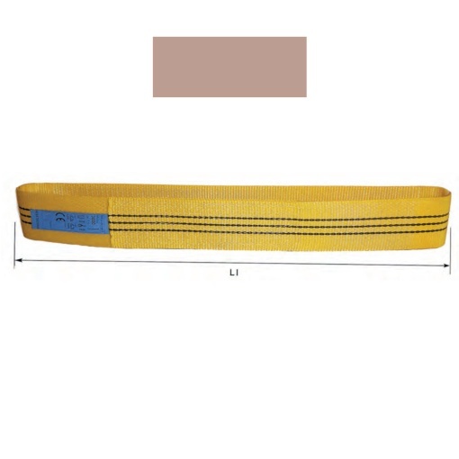 Chinga de ridicare Gutman circulara din fibră de poliester IDM 12000 Kg