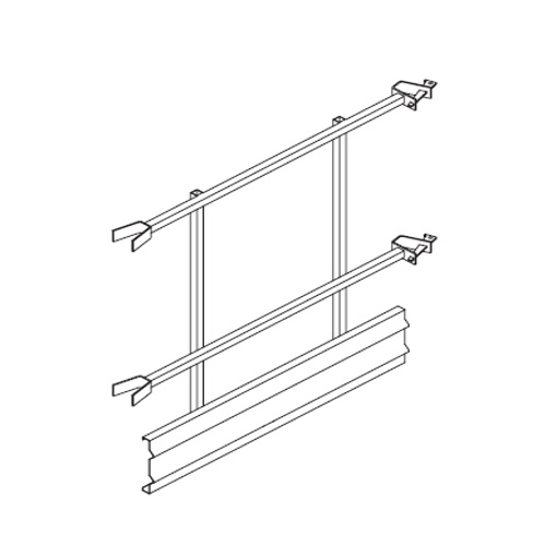 CONDOR – Balustrada capat 1050 x H 1250 mm zincat