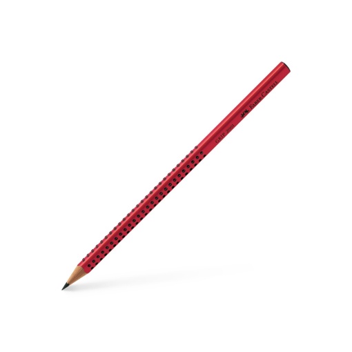 Creion grafit B triunghiular grip 2001 roșu Faber-Castell