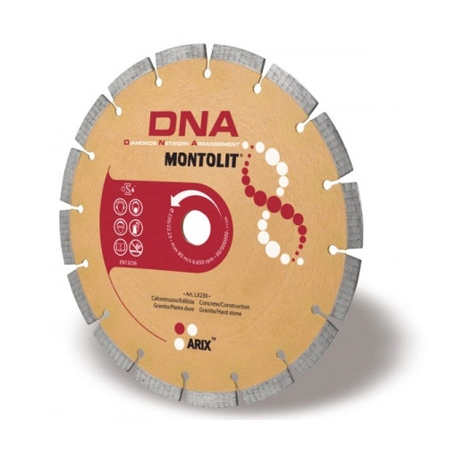 Disc Montolit LX250 pentru beton granit piatra dura Ø 250/25.4