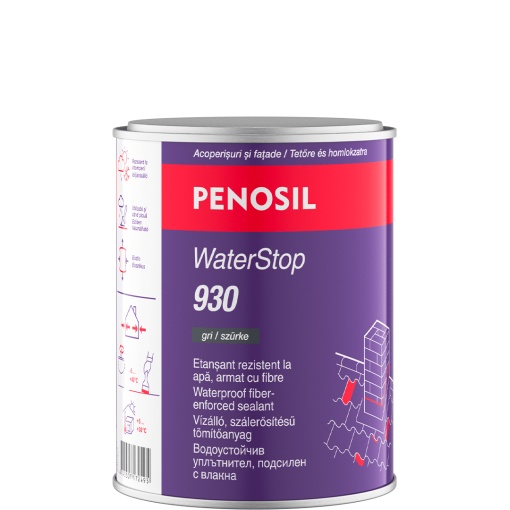 Etanșant armat cu fibre rezistent la apă PENOSIL WaterStop 930, 1000 ml
