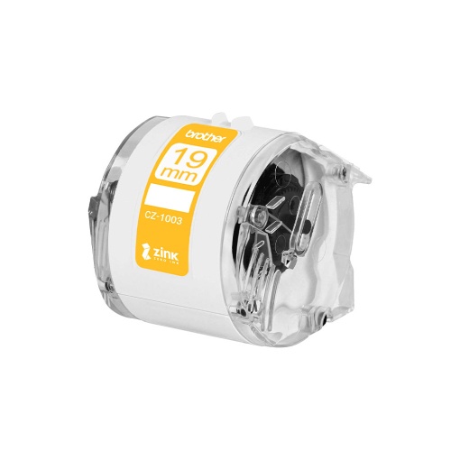 Etichete in rola Brother CZ-1003, 19mm x 5m, cu tehnologie Zink Zero Ink, full color, pentru imprimanta termica Brother VC-500W, originale, CZ1003