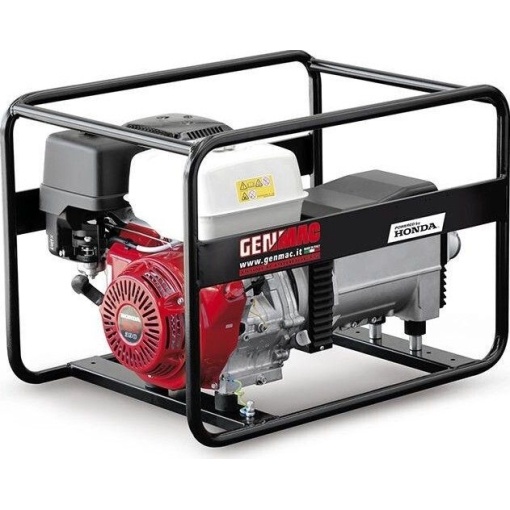 Generator de curent GENMAC Click RG7300HO putere maxima 6,4 kW 230V motor Honda GX390