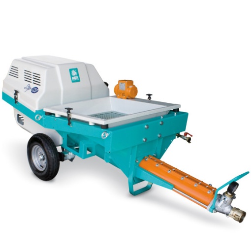 IMER, Masina de tencuit, Step 120 A, motor 400V debit maxim material 7 m³/h, distanta de pompare orizontal/vertical 60/30 m