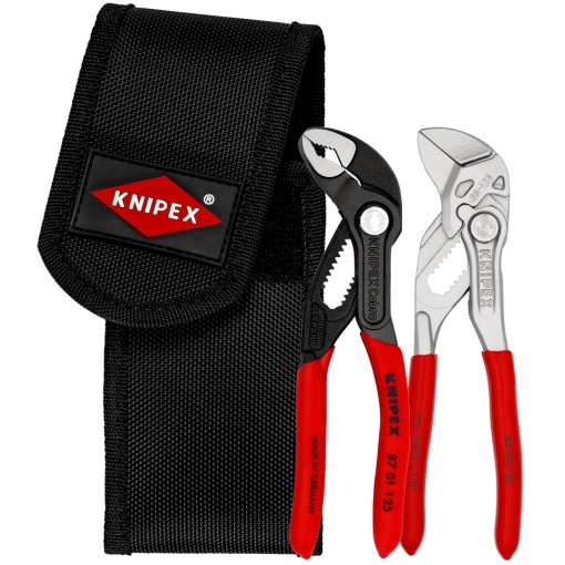 KNIPEX 00 20 72 V04 mini-set de cleşti în borseta de scule (carton cu autoservire/în blister)