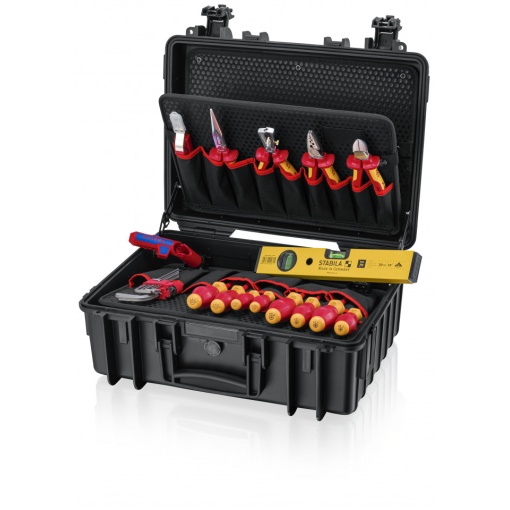 KNIPEX 00 21 34 HL S2 Cutie de scule „Robust23 Start” ptr. electricieni din 24 părți
