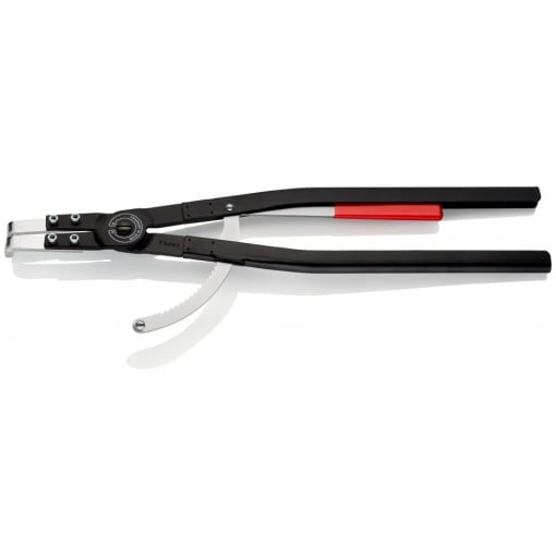 KNIPEX 44 20 J51 clește pentru inele de siguranță pentru inele interioare cu alezaje vopsit electrostatic în negru 590 mm