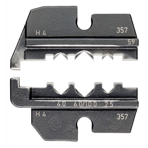 KNIPEX 97 49 59 adaos de sertizare pentru conectori cu fişă Helios H4 pentru instalaţii solare (amfenol)