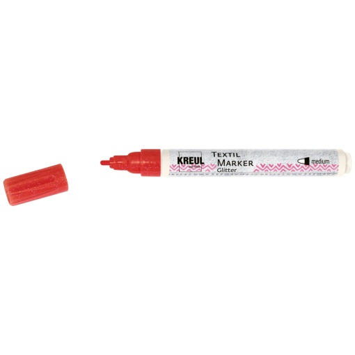 Marker pentru textile Glitter Kreul, vârf Mediu