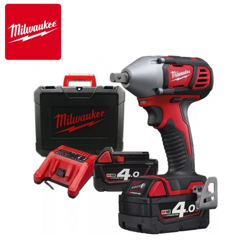 Mașină de înșurubat cu impact, sub-compactă 1/2″ M18™ M18 BIW12-402C ( KIT: 2 x M18 B4 Acumulator, M12-18 C Încarcător, Kitbox)