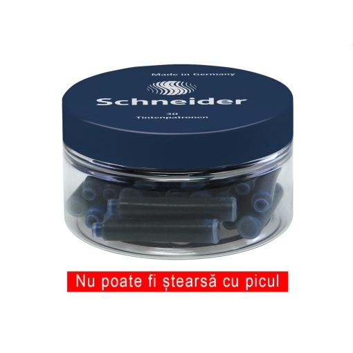 Patron stilou Schneider albastru închis 30/borcan