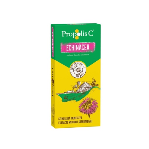 Propolis C + echinacea 20 huse x 10 cpr