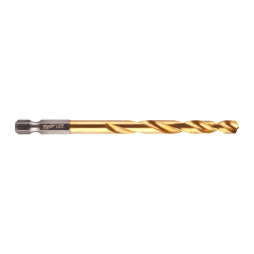 RED HEX - Burghie SHOCKWAVE™ HSS-Ground Titan pentru metal Milwaukee Ø 6.5x64x107 mm - blister 1 buc
