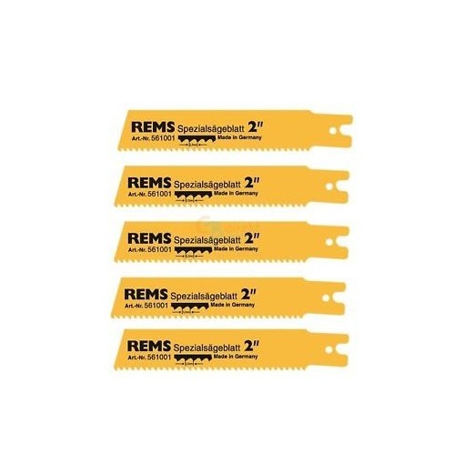 REMS Pachet special de 5 lame de fierastrau 2"/140-3.2 pentru REMS Cat VE, Tiger/VE/SR, Akku-Cat 22 V VE 561001
