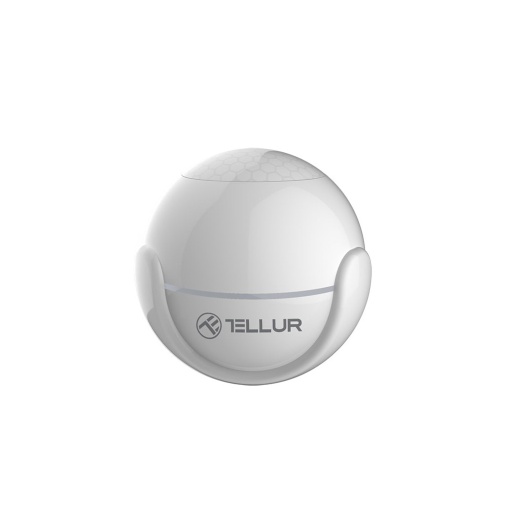 Senzor de mișcare WiFi Tellur, PIR, Alb