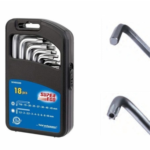 Set 18 chei imbus Super Ego 1,5-50 mm
