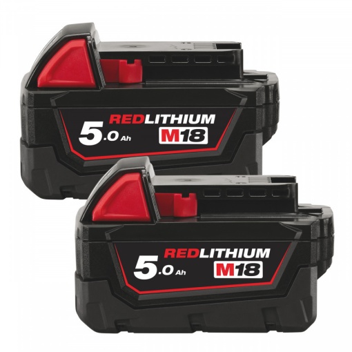 Set 2 acumulatori M18™ 5,0 Ah Milwaukee M18 B52