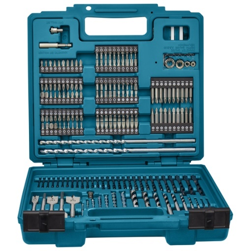 Set 256 piese Makita accesorii pentru gaurire si insurubare