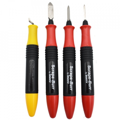 Set (3+1) debavuratoare manuale SCRAPE-BURR MI