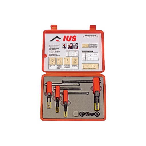 Set 4 scule dispozitive pentru reparat filete interior IUS1008 - 275×205×50 mm