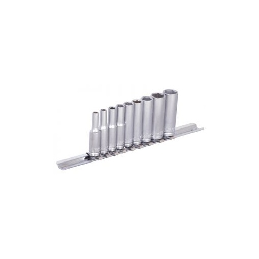 Set 5 piese Unior capete chei tubulare 3/8” heg.exterior pe sina 4-10mm