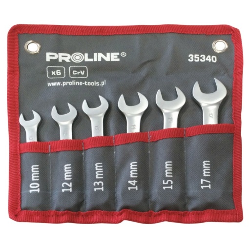 SET 6 CHEI COMBINATE PROLINE SCURTE CR-VA FORJATE 10-17MM - 6P.