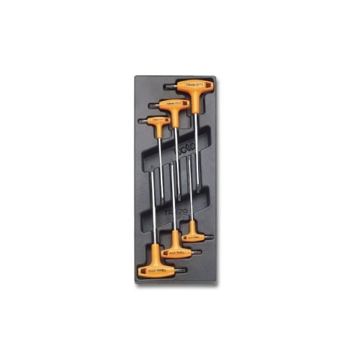Set 6 imbusuri Torx tip T, in suport termoformat T55, T10-T30